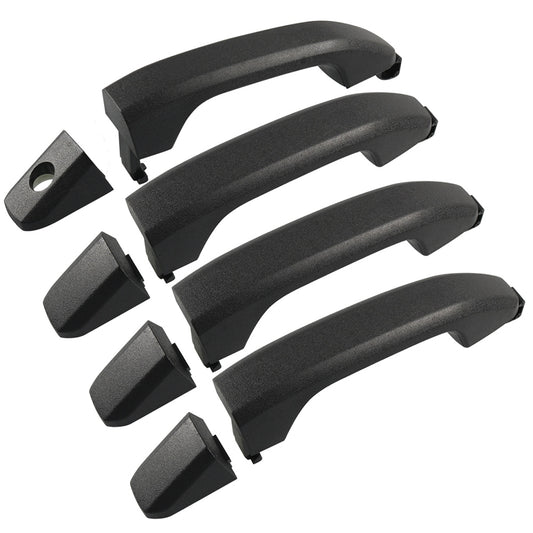 A5984 2 Pairs Car Front Right / Left Side Outer Door Handles Rear Exterior Door Handles, OE: 22929464, 22923605