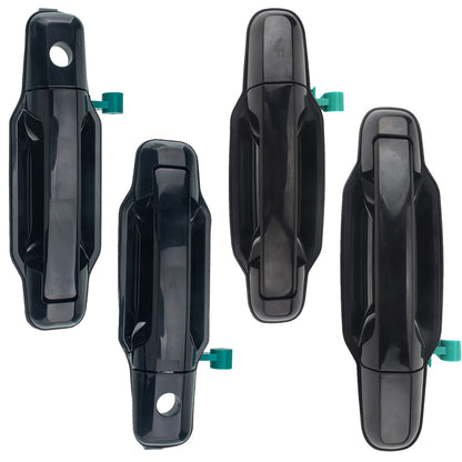 A3443 2 Pairs Car Front Rear Right Left Exterior Door Pull Handle for Kia Sorento, OE: 82650-3E010, 82660-3E010