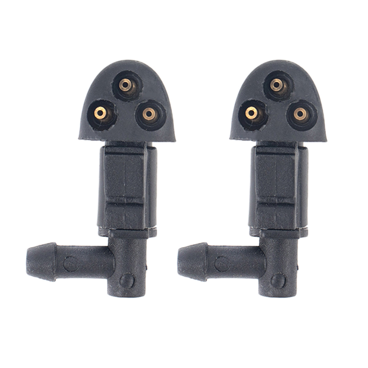 2Pcs Front Windshield Washer Wiper Jet Water Spray Nozzle, OE: 94556605