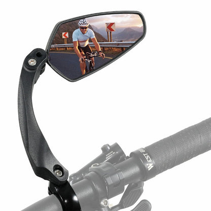 WEST BIKING 1Pc YP0720033 Electric Bike Rearview Mirror HD Adjustable Angle for Bicycle Handlebar