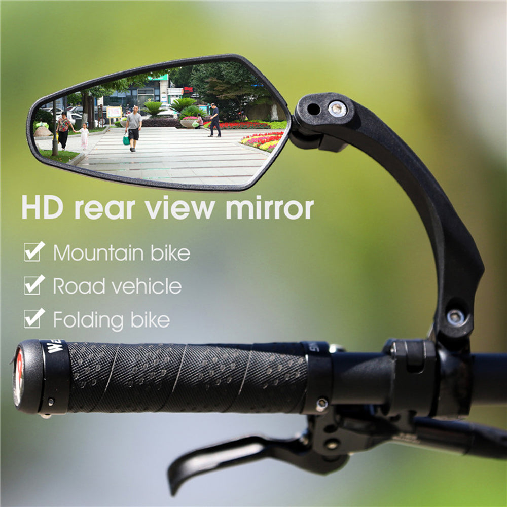 WEST BIKING 1Pc YP0720033 Electric Bike Rearview Mirror HD Adjustable Angle for Bicycle Handlebar