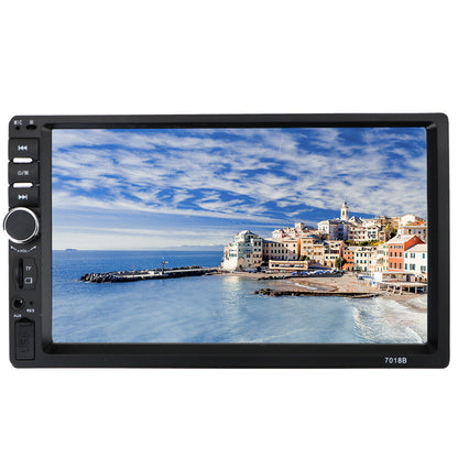 7012B 7 inch Touch Screen Bluetooth HD Multimedia Player 2 Din Car FM Radio Reversing Display Music Video Player