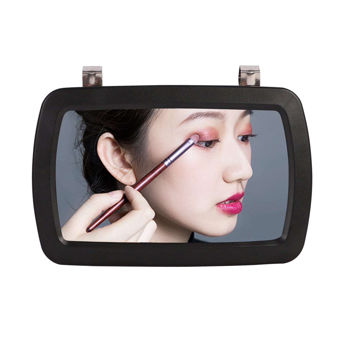 Car Sun Visor Mirror with 6-LED Lights Automobile Makeup Mirror Sunshading Cosmetic Mirror