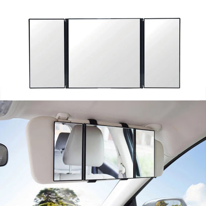 SHUNWEI SD-2408 Car Sunshade Tri-Fold Folding Vanity Mirror Interior Decoration