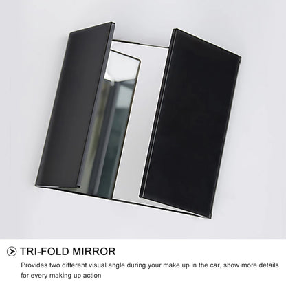 SHUNWEI SD-2408 Car Sunshade Tri-Fold Folding Vanity Mirror Interior Decoration