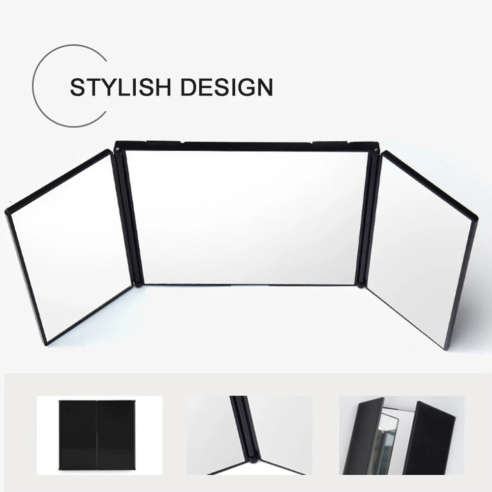 SHUNWEI SD-2408 Car Sunshade Tri-Fold Folding Vanity Mirror Interior Decoration