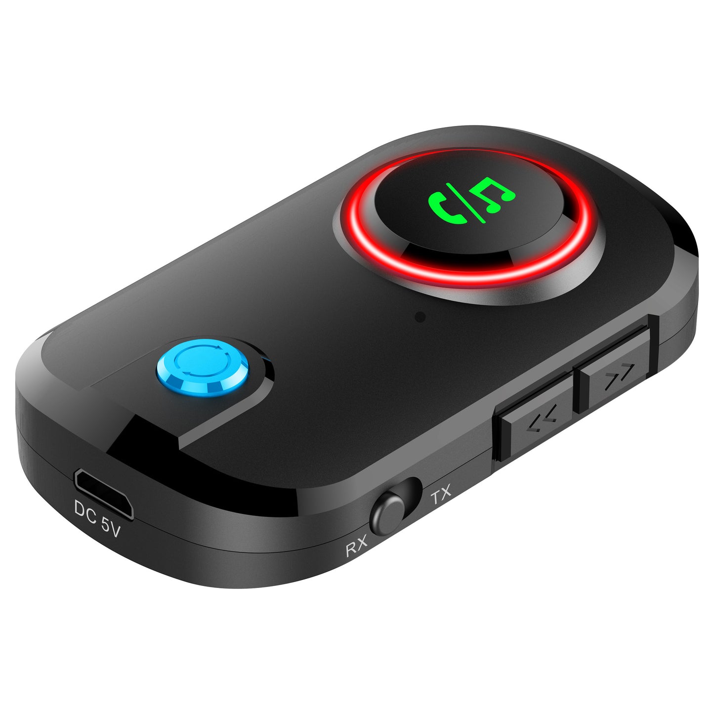 BT-T3 2 in 1 Bluetooth 5.0 Receiver Transmitter 3.5mm Aux Car Wireless Audio Adapter for Speaker PC TV Headphones