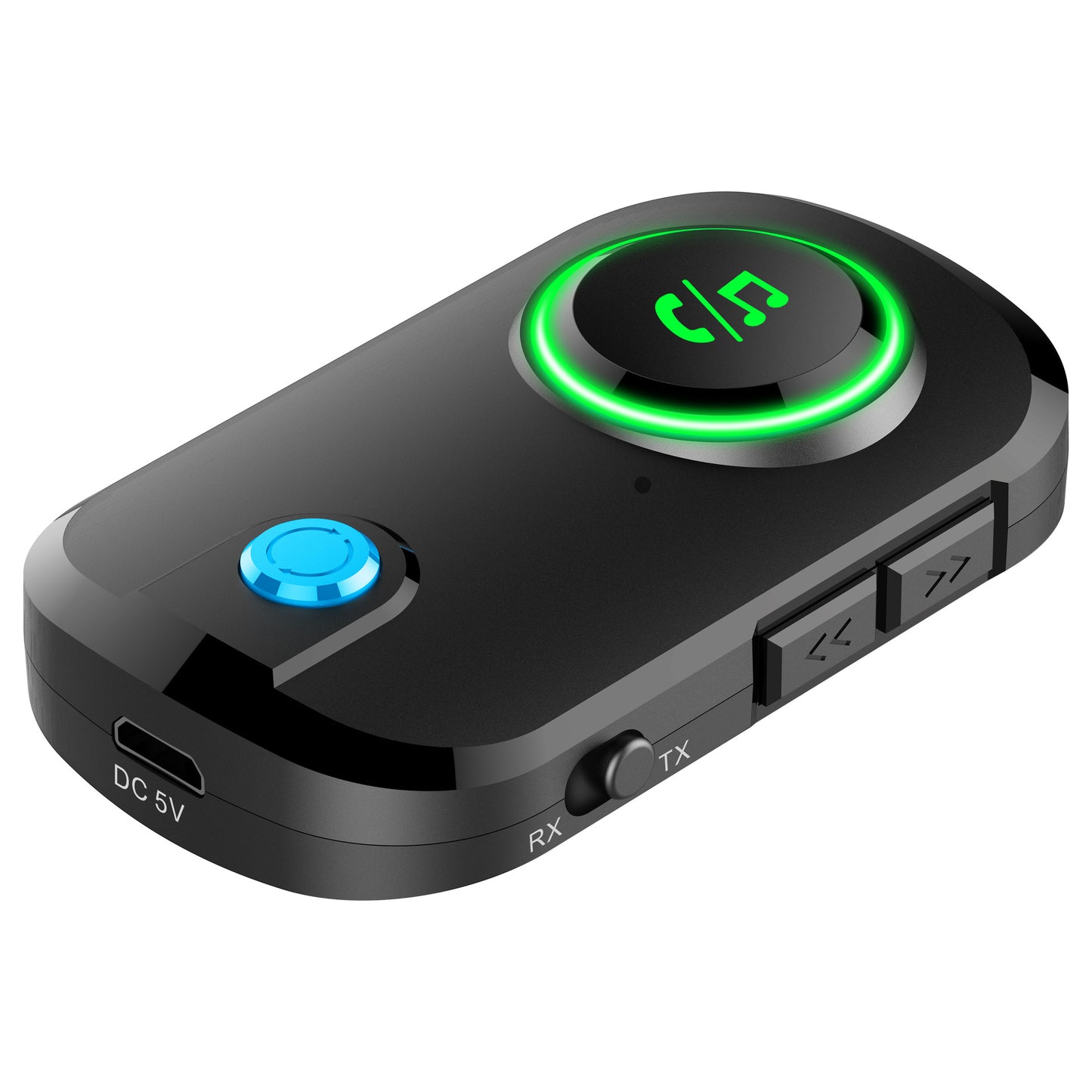 BT-T3 2 in 1 Bluetooth 5.0 Receiver Transmitter 3.5mm Aux Car Wireless Audio Adapter for Speaker PC TV Headphones