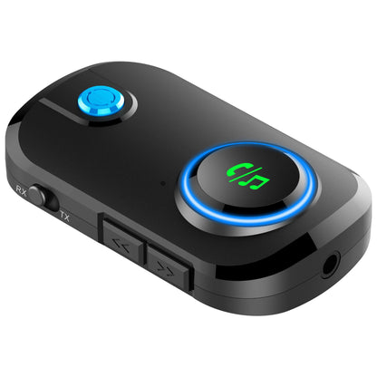 BT-T3 2 in 1 Bluetooth 5.0 Receiver Transmitter 3.5mm Aux Car Wireless Audio Adapter for Speaker PC TV Headphones