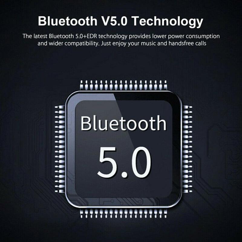 T823 Bluetooth 5.0 Sun Visor Clip Wireless Audio Receiver Hands-free Phone Amplifier Music Player