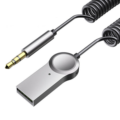 LOHEE S-27 Bluetooth 5.0 Receiver with Microphone Bluetooth Wireless Audio Adapter AUX Adapter