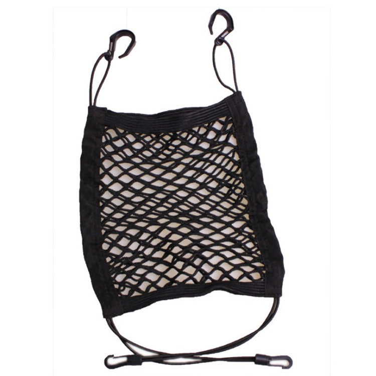 2-Layer Universal Car Seat Net Organizer Mesh Cargo Net Pouch Driver Storage Netting Pouch