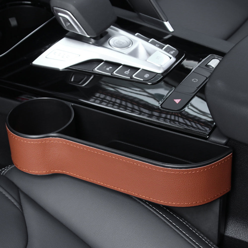 HY-C16 Multifunctional Auto Seat Gap Storage Box Car Cup Holder Seat Organizer