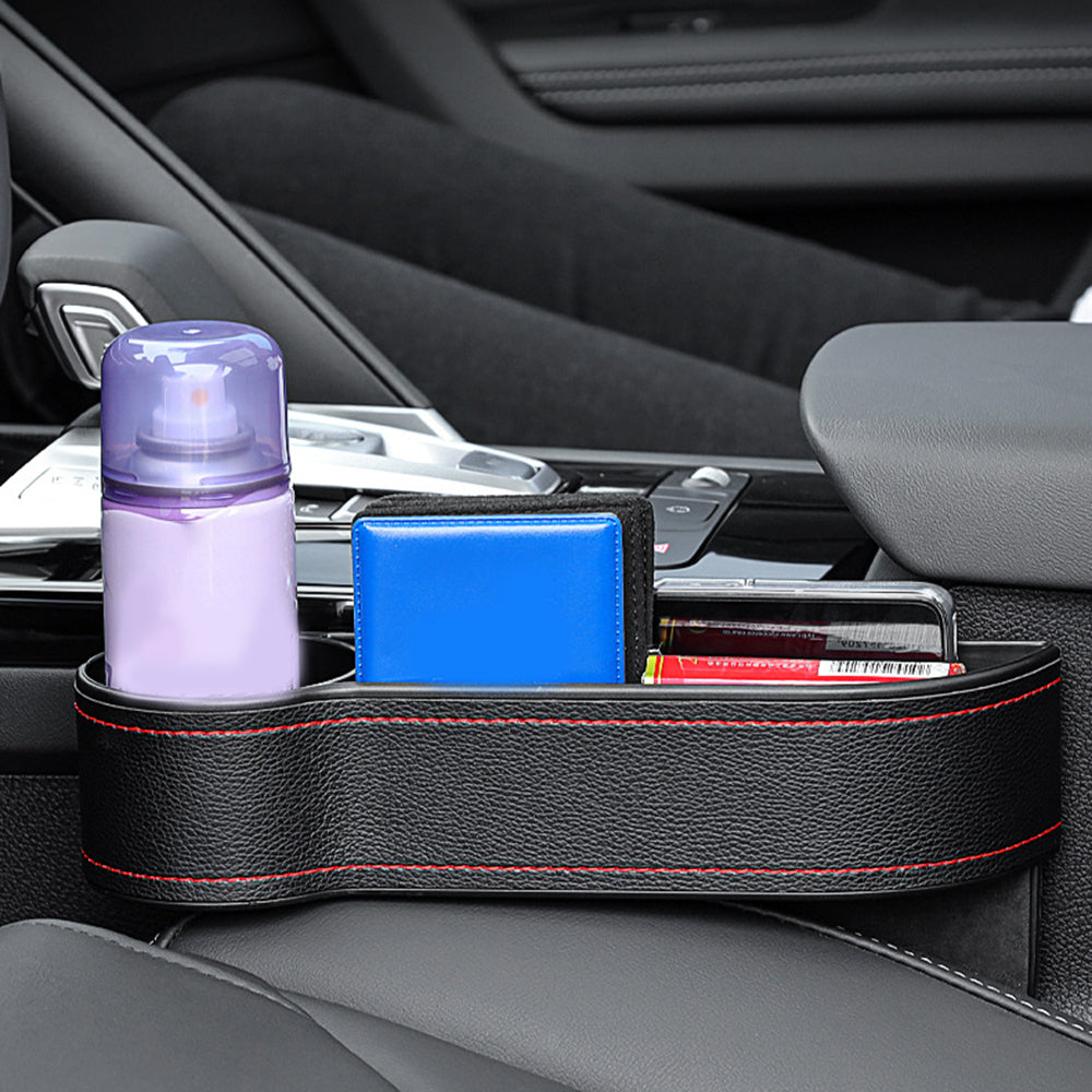 HY-C16 Multifunctional Auto Seat Gap Storage Box Car Cup Holder Seat Organizer