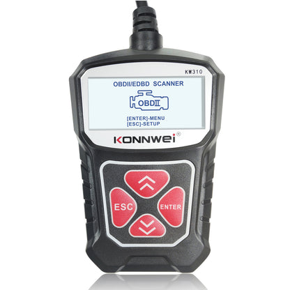 KONNWEI KW310 Car Engine Trouble Code Detector Scanner Seven Language Supported