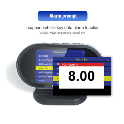 KONNWEI KW206 Auto Diagnostic Scanner Auto Onboard Computer Gauge + OBDII Engine Scanner