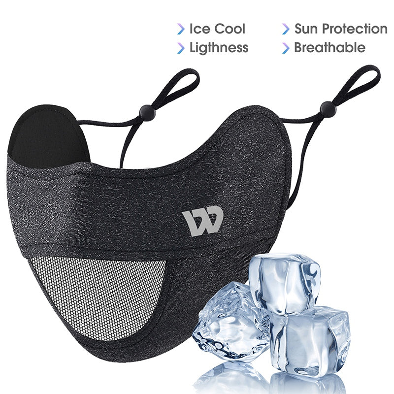 WEST BIKING YP0201330 UPF50+ Sunscreen Mask Anti UV Summer Ice Silk Eye Protection Breathable Face Mask