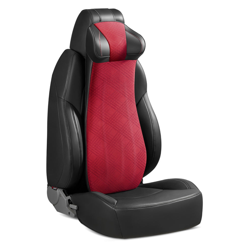 XIONGGUAN LT001 2-in-1 One-piece Car Lumbar Neck Head Support Cushion Memory Foam Fatigue Relieve Seat Headrest Back Cushion