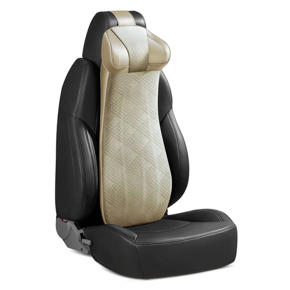 XIONGGUAN LT001 2-in-1 One-piece Car Lumbar Neck Head Support Cushion Memory Foam Fatigue Relieve Seat Headrest Back Cushion