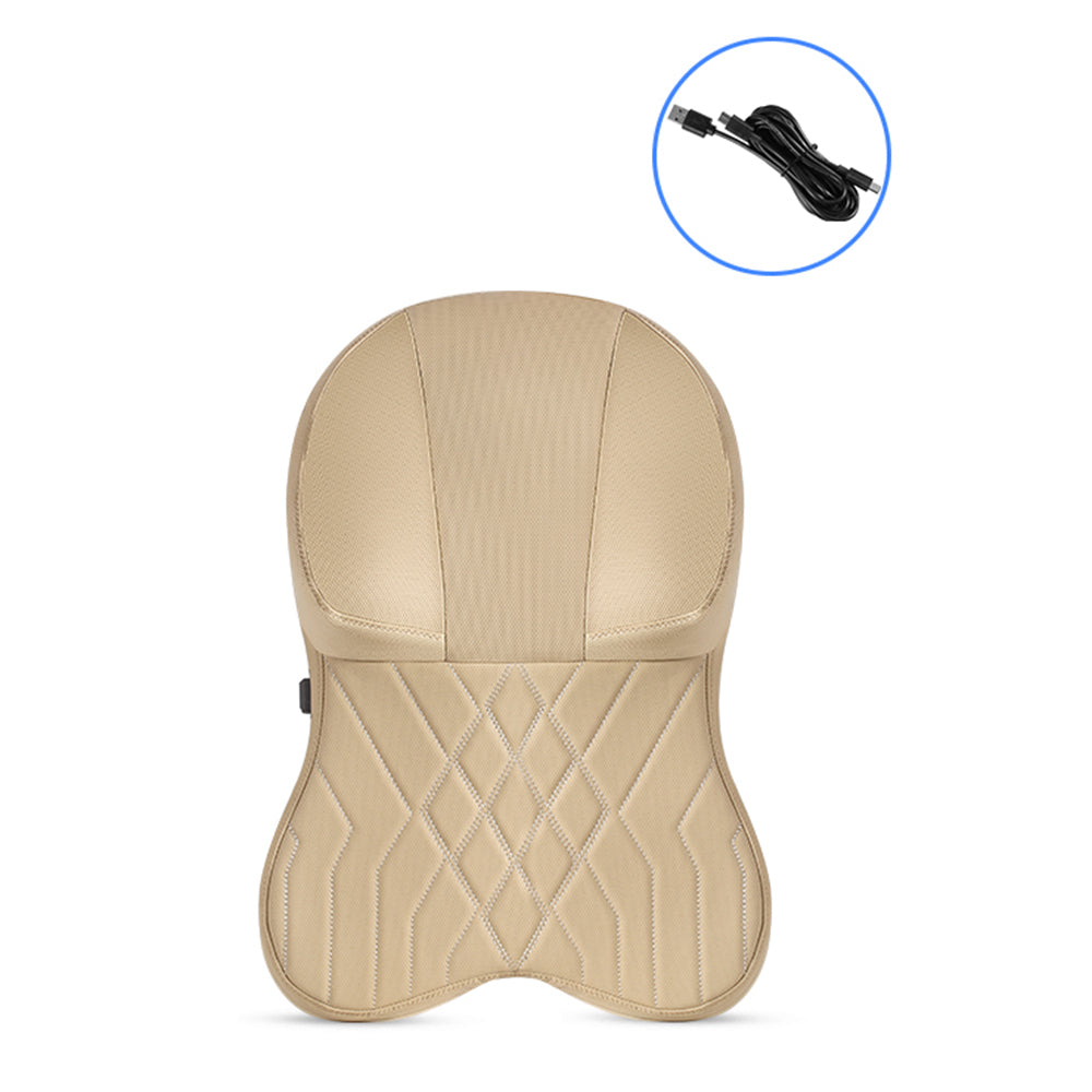 XIONGGUAN TK025A Electric Massage Car Seat Neck Cushion Memory Foam Headrest Pillow