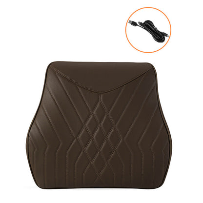 XIONGGUAN TK025B Electric Massage Car Seat Lumbar Support Cushion Fatigue Relieve Memory Foam Waist Cushion