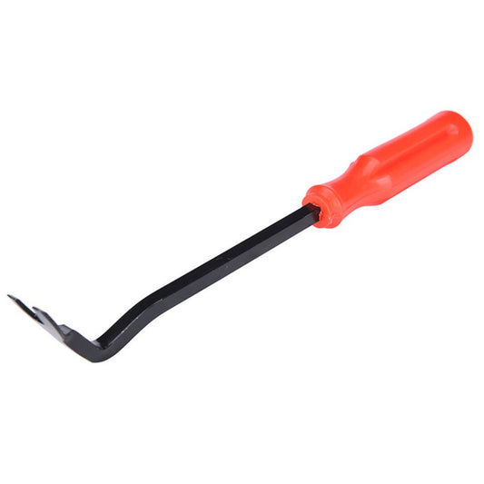 220mm Hard Car Tire Trim Removal Tool Pry Remover Tool Plier Puller with Rubber Handle Grip - Red