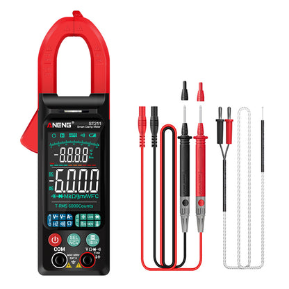 ANENG ST211 Big Color Screen Digital Clamp Meter Multimeter 6000 Counts AC DC Voltage Current Tester