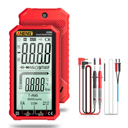 ANENG 620A 4.7 inch Digital Smart Multimeter 6000 Counts True RMS Auto Electrical Capacitance Meter with Flashlight