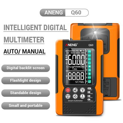 ANENG Q60 Digital Multimeter VA Screen Display Zero Fire Detection 6000 Counts True RMS Capacitance Meter