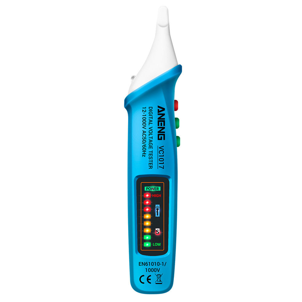 ANENG VC1017 12-1000V Non-contact Sound-light Tester Digital AC Voltage Meter Multimeter Pen