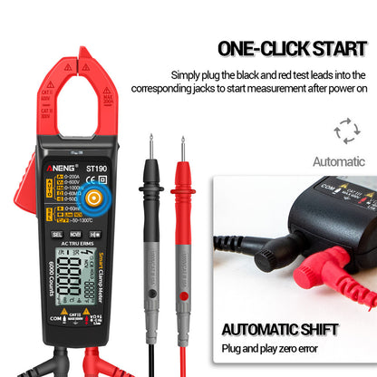 ANENG ST190 6000 Counts True RMS Digital Multimeter Clamp Current AMP Meter