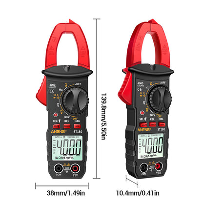 ANENG ST180 4000 Counts Digital Clamp Meter AC Current Multimeter Ammeter Voltage Tester