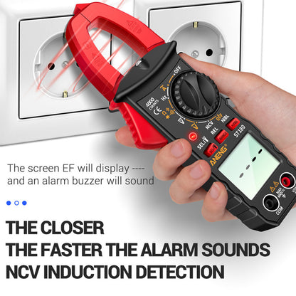 ANENG ST180 4000 Counts Digital Clamp Meter AC Current Multimeter Ammeter Voltage Tester