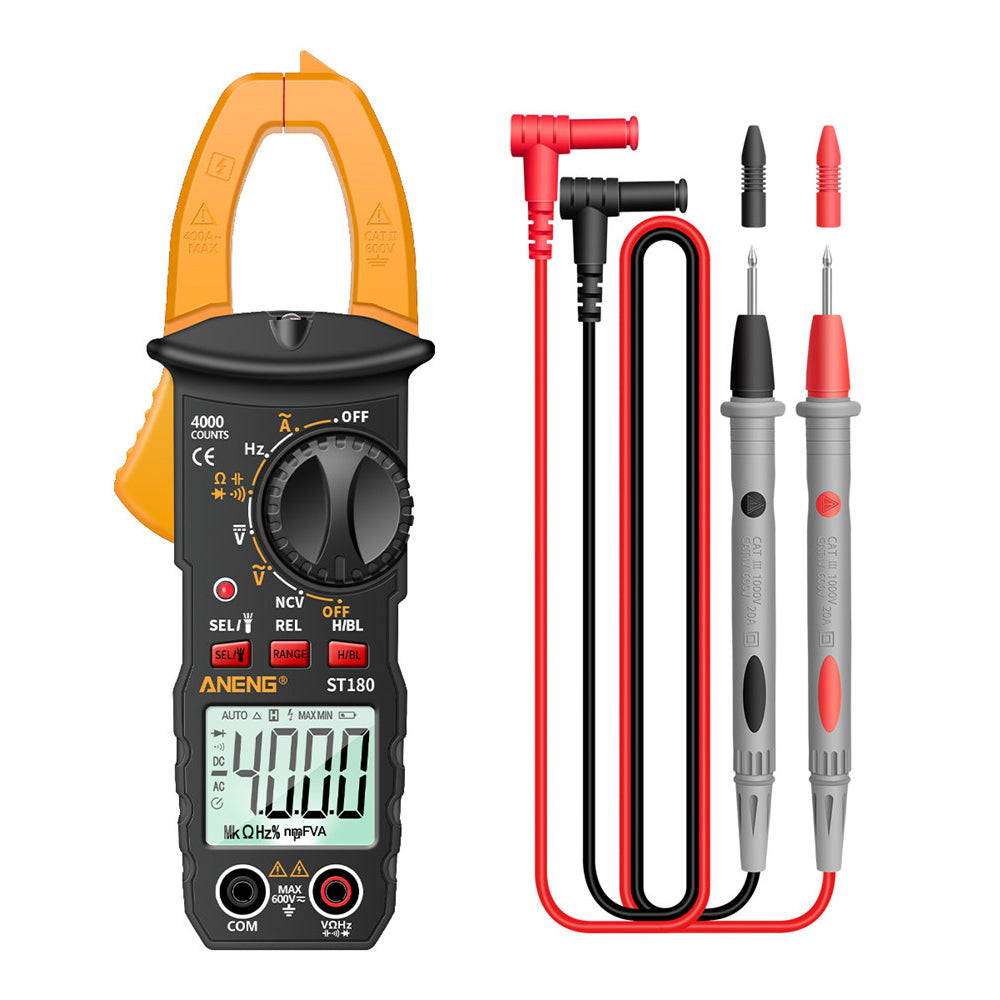 ANENG ST180 4000 Counts Digital Clamp Meter AC Current Multimeter Ammeter Voltage Tester