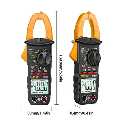 ANENG ST180 4000 Counts Digital Clamp Meter AC Current Multimeter Ammeter Voltage Tester