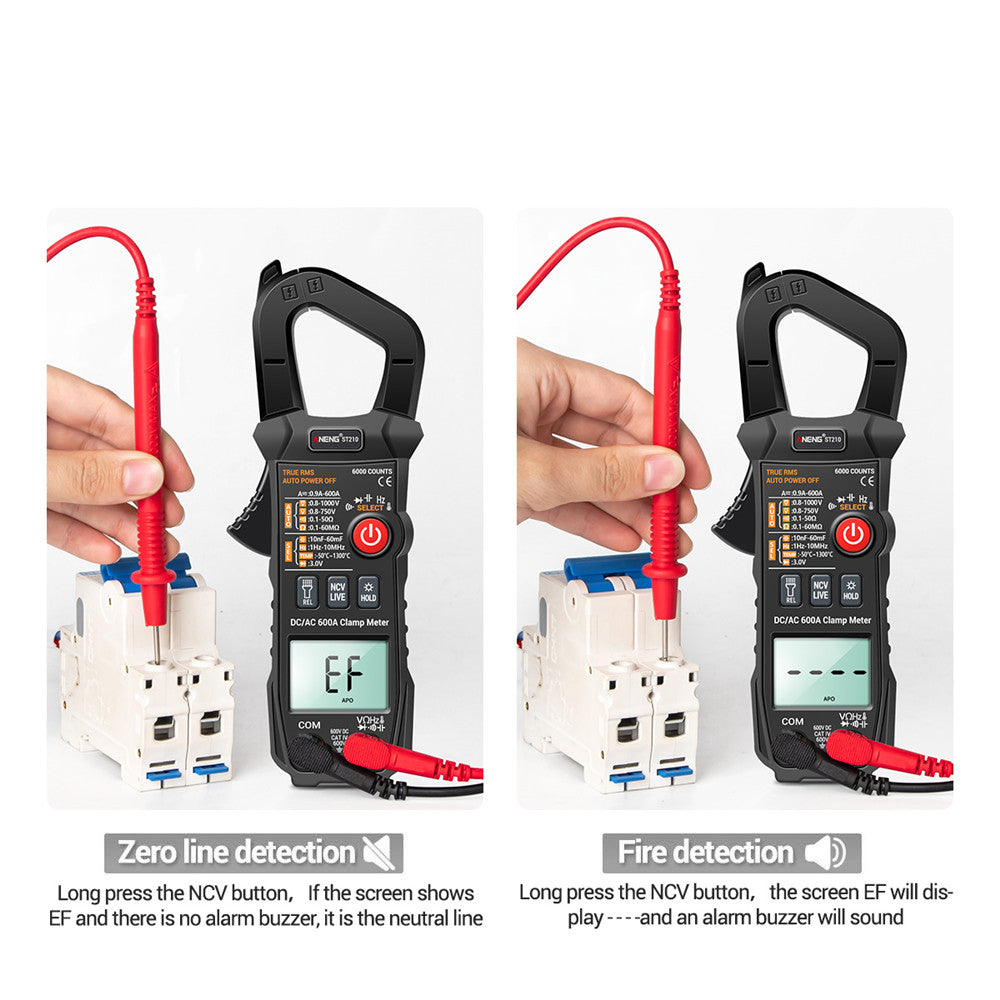 ANENG ST210 True RMS 6000 Counts Professional Smart Clamp Multimeter DC/AC 600A AUTO Digital Meter Current Tester