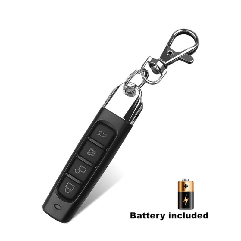 4 Keys Electric Wireless Remote Control Duplicator Cloning Code Garage Gate Door Opener Keychain Black