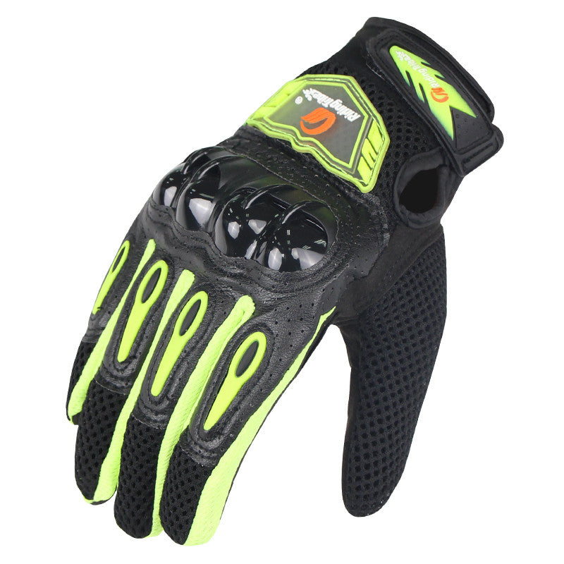 RIDING TRIBE MCS-47 Anti-Slip Motorcycle Riding Full Finger Gloves for Cycling Motorbike Sports