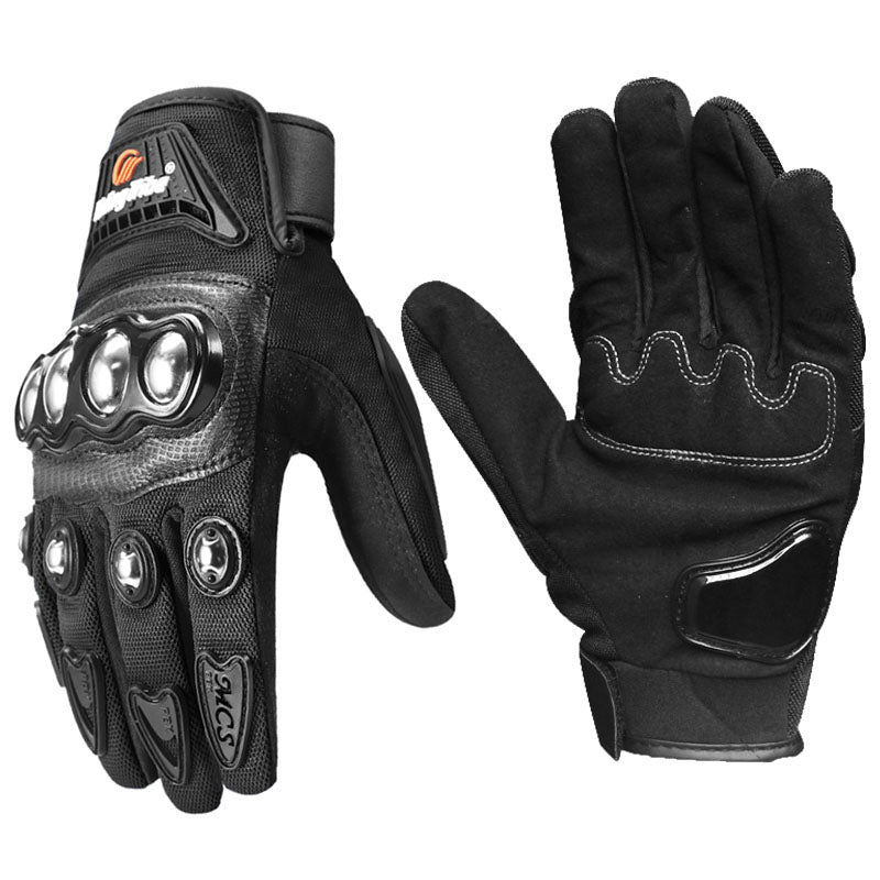 RIDING TRIBE MCS-29B Anti-fall Anti-slip Motorcycle Riding Gloves Outdoor Motocross Breathable Touch Screen Full Finger Gloves