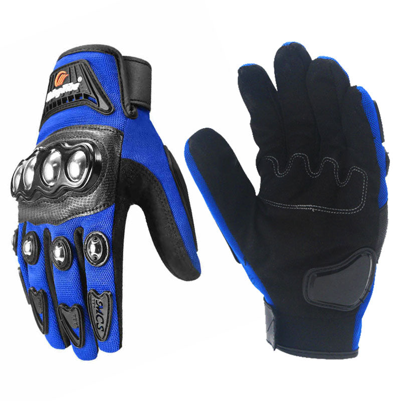 RIDING TRIBE MCS-29B Anti-fall Anti-slip Motorcycle Riding Gloves Outdoor Motocross Breathable Touch Screen Full Finger Gloves