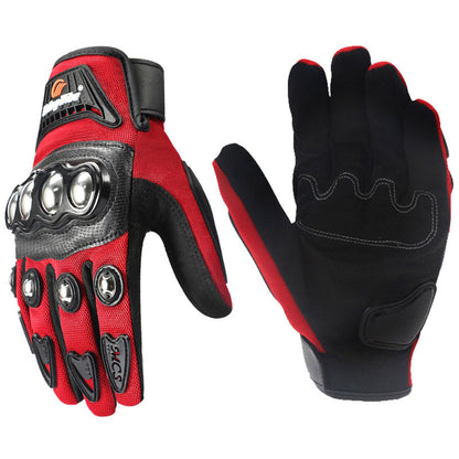 RIDING TRIBE MCS-29B Anti-fall Anti-slip Motorcycle Riding Gloves Outdoor Motocross Breathable Touch Screen Full Finger Gloves