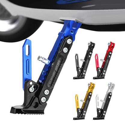 Motorcycle Aluminum Alloy CNC Side Foot Stand Parking Support Adjustable Kickstand