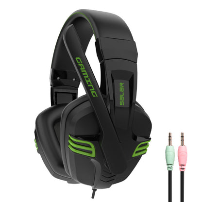 SALAR KX101 Wired Headphones Heavy Bass Gaming Earphones with Microphone Professional Computer Gamer Headset