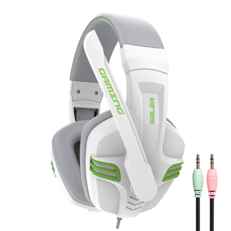 SALAR KX101 Wired Headphones Heavy Bass Gaming Earphones with Microphone Professional Computer Gamer Headset