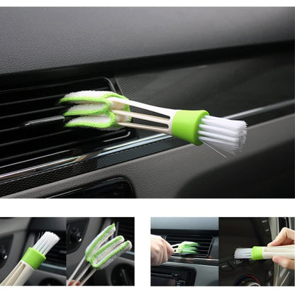 HX2020122117 17pcs Car Wheel Tire Cleaning Brush Kit Long Soft Wheel Brush Microfiber Cloth Dirt Dust Clean Tools Set