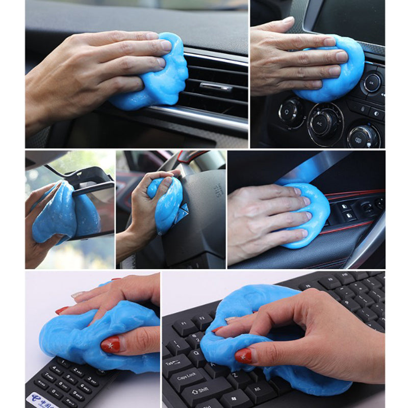 YIYICAI 160g Auto Car Air Outlet Dust Remover Magic Cleaner Soft Gel Keyboard Camera Vehicle Internal Clean Tool