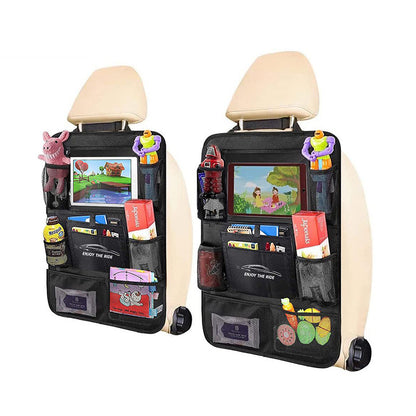 JINGDINGTAI TG-JJ004 Car Back Seat Hanging Multi-Pocket Storage Bag Phone Tablet Sundries Holder Organizer