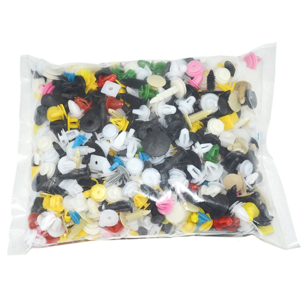 500Pcs Universal Mixed Auto Car Door Panel Interior Fastener Vehicle Bumper Clips Retainer Fastener Rivets