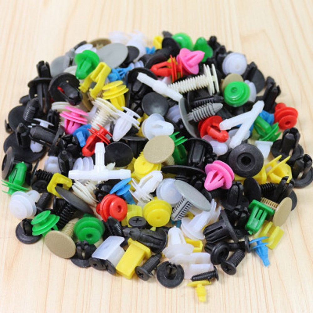 500Pcs Universal Mixed Auto Car Door Panel Interior Fastener Vehicle Bumper Clips Retainer Fastener Rivets