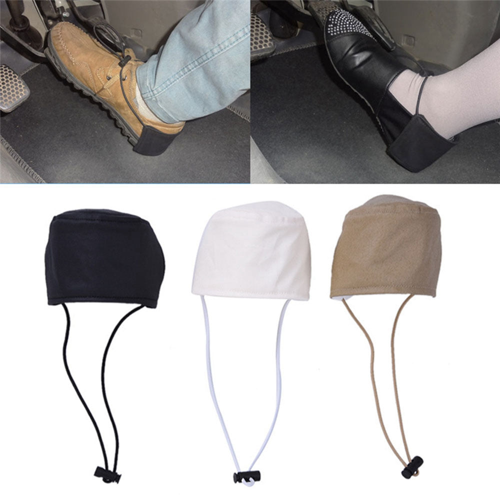 Driver Shoes Heel Protector for Women Man Driving Heel Protection Cover for Right Foot Car Accessories